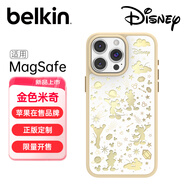 貝爾金（BELKIN）適用蘋果15ProMax手機殼 迪士尼金米奇定制款 iPhone15proMax手機保護(hù)套 MagSafe磁吸帶殼充電