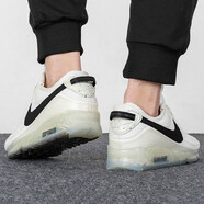 耐克（NIKE）男鞋秋季新款運動鞋AIR MAX氣墊緩震透氣跑步鞋休閑鞋580518-011 DH2973-100/AIR MAX 90/米白 41