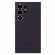 三星（SAMSUNG）Galaxy S24 Ultra原裝硅膠保護殼 手機套 原廠(chǎng)保護殼 手機保護套 SM-S9280手機殼  S24Ultra 深紫色