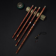 哈曼頓單插白銅G調(diào)苦竹笛初學(xué)專業(yè)演奏二節(jié)笛橫笛學(xué)生成人兒童通用笛子