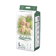 AIR BUBBLE空氣柔拉拉褲透氣超薄柔軟干爽學(xué)步褲親膚綿柔海量瞬吸一夜不更換 空氣柔拉拉褲L碼46片(9-14kg)