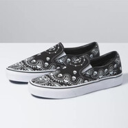 范斯（Vans）經(jīng)典Flame火焰系列 夜光外星人 男女同款休閑板鞋滑板鞋 SLIP-ON萬(wàn)圣骷髏一腳蹬 標(biāo)準(zhǔn)40/US7.5