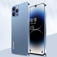 天語(yǔ)8核+256GB八核智能手機超薄全面屏游戲4G全網(wǎng)通百元大屏學(xué)生老人機長(cháng)續航雙卡雙待可用5G卡 海藍色 8核+128GB