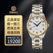 浪琴（LONGINES）【二手99新】浪琴名匠系列 36mm 精鋼 日歷 背透 自動(dòng)機械男表L2.518 浪琴經(jīng)典三針 奢侈品腕表 白盤(pán)間金帶L2.518.5.78.7 假一賠三