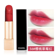 香奈兒（Chanel） 炫亮魅力絲絨唇膏啞光持久持色口紅七夕情人節禮物送女朋友 56#櫻桃草莓紅