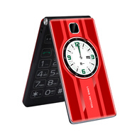 三星Samsung/三星翻蓋老人機超長(cháng)待機大字大聲老年機4G全網(wǎng)通手機 紅色【電信4G/5G】 官方標配