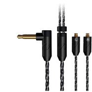 BGVP mmcx耳機升級線2.5mm 4.4mm平衡線5N單晶銅鍍銀線適用Shure舒爾SE535 3.5mm mmcx 無麥克風線