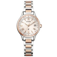 西鐵城（CITIZEN）手表馨悅之旅XC系列光動(dòng)能多局電波自動(dòng)對時(shí)舒博鈦輕奢女士手表 EC1165-51W