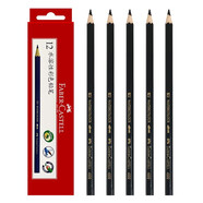 輝柏嘉（Faber-castell）水溶彩鉛單色彩鉛12只裝黑色499美術(shù)寫生學(xué)生繪畫