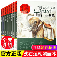 沈石溪動物小說全集全套共8冊正版圖書 正版珍藏版全套畫本大全系列最后一頭戰(zhàn)象兒童9-10-12歲小學生三四五六年級必讀課外閱讀書籍斑羚飛渡+第七條獵狗+狼王夢