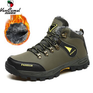 西域駱駝（VANCAMEL）新款戶(hù)外透氣登山鞋女防水防滑山系徒步鞋男爬山專(zhuān)用女鞋 2029軍綠（加絨） 42