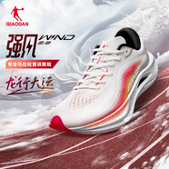 喬丹QIAODAN強風(fēng)2運動(dòng)鞋男跑步鞋馬拉松專(zhuān)業(yè)競訓韌彈回饋中考體測跑鞋 喬丹白/粉  龍行大運-夏思凝同款 41