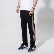 adidas阿迪達(dá)斯束腳男子休閑經(jīng)典三條杠運(yùn)動(dòng)褲 TR30P1-BG TR30P-BG L