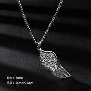 提伯斯蹦迪項鏈男潮嘻哈hiphop百搭網(wǎng)紅鈦鋼韓版?zhèn)€性女潮ins吊墜寓意禮 老鷹翅膀