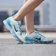 耐克（NIKE）女鞋AIR VAPORMAX FLYKNIT大氣墊飛線緩震運動跑步鞋 AR6632-003 冰藍 36