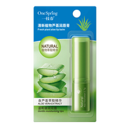 一枝春（OneSpring）蘆薈潤唇膏蜂蜜凡士林 補水保濕無色護唇膏男女通用 蘆薈潤唇膏3g
