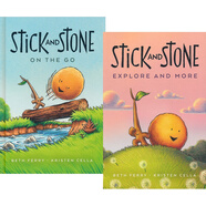 Stick and Stone Explore and more On the Go 棍子和石頭 全彩漫畫書 暖心友誼 英文橋梁書 6-9歲 小學(xué)課外讀物 英文原版進(jìn)口圖書 Stick and Sto