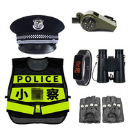 集星（J-Star）兒童玩具槍軟彈套裝扮演出察衣服小特手交兒童節(jié)禮物女男孩官裝備 背心【6件套】