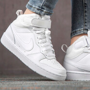 耐克（NIKE）女鞋運(yùn)動(dòng)鞋秋季新款高幫百搭小白鞋輕便耐磨休閑鞋板鞋AQ1778-100 CD7782-100/簡(jiǎn)版小空軍 37.5
