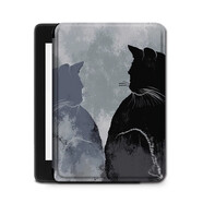 玲琉 適用小米多看6英寸保護套閱讀器pro2電紙書(shū)7.8個(gè)性創(chuàng  )意蝴蝶書(shū)法電子書(shū)保護套Read16英寸墨案青春 水墨貓咪 558入門(mén)/咪咕版【硬殼】