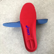 步牧斯（BUMUSI）適配亞瑟士鞋墊耐克運動(dòng)鞋墊減震跑鞋柔軟籃球阿迪達斯吸汗鞋墊 紅色藍標加厚 35