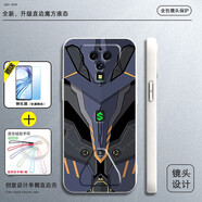 留春 小米mi黑鯊3手機(jī)殼黑鯊3s保護(hù)套防摔全包軟超薄情侶潮牌5G版網(wǎng)紅男液態(tài)硅膠女機(jī)械戰(zhàn)甲 小米黑鯊3-3s通用-3s通用【古董白-幻影鎧甲】
