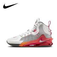 耐克（NIKE） AIR ZOOM GT JUMP 氣墊緩震耐磨高幫男子實(shí)戰(zhàn)籃球鞋 灰紅FJ7061-001 44.5