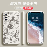 WAIDM  vivox27手機(jī)殼新款x90pro可愛(ài)潮x80電鍍銀卡通t2x全包防摔外殼 【古董白】B3070-開(kāi)心灰胖子 X27