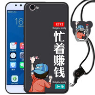 魅上 vivox9手機(jī)殼x9plus手機(jī)套vivo x9l掛繩x9splus軟殼x9s全包防摔 忙著賺錢 vivo  x9plus
