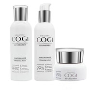 高姿勻凈透白亮膚水乳霜護膚品套裝美白祛斑補水 亮膚水170ml+亮膚乳120g+亮膚霜5