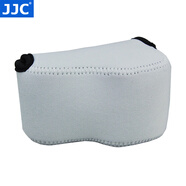 JJC 相機(jī)內(nèi)膽包 收納保護(hù)套 適用于索尼A6600 A6100 A6000 A5100 A6300 A6400 ZV-E10 RX1RII微單配件 OC-S1GR小號(hào) 灰色