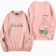 C2潮朝（CHAOCHAO） 海綿寶寶派大星聯(lián)名周邊套頭衛(wèi)衣男女情侶上衣寬松現(xiàn)款長袖上衣服 5 XXL