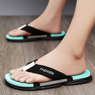 速狐2025夏季新款戶(hù)外穿拖鞋男防滑男士人字拖男潮流軟底男生涼拖鞋男 黑色升級版 40 標準運動(dòng)鞋碼