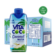 唯他可可（Vita Coco）椰子水椰汁飲料年貨 低糖低卡富含電解質(zhì) 原裝進(jìn)口果汁330ml*12瓶