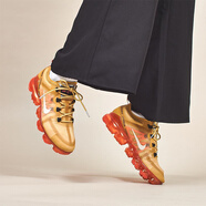 耐克（NIKE）新款男女鞋 Air VaporMax 大氣墊運(yùn)動(dòng)休閑鞋跑步鞋 AR6631-701 金紅 42.5