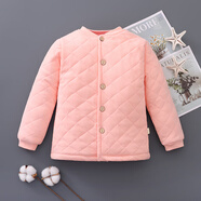 豐靈鳥(niǎo)寶寶棉衣秋冬貼身內膽棉服中小童棉襖學(xué)生輕薄外套 粉色 均碼 特價(jià)清倉，數量不多