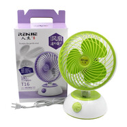 人杰T16電風(fēng)扇 辦公室轉(zhuǎn)頁風(fēng)扇 家用電扇 臺(tái)式學(xué)生宿舍搖頭扇插電使用大功率電風(fēng)扇