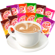 喜之郎 優(yōu)樂(lè )美奶茶袋裝混合味飲品小包裝速溶沖飲奶茶粉 香芋味5包