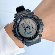 卡西歐（CASIO）男表小方塊電子表 運動(dòng)手表學(xué)生手表 多功能防水男士手表 AE-1500WHX-1A