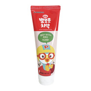 啵樂(lè)樂(lè)兒童小企鵝牙膏寶寶口腔護(hù)理水果味90g寶露露低泡2-13 蘋果味 90g