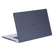 熙露 適用2024華為matebook 14/d14/d15/D16保護殼16s/13s防摔殼MateBook X Pro/GT 14保護套 磨砂黑色(上蓋+底部保護殼)  華為MateBook 14