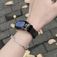 炫戴（XUANDAI）適用小米手環(huán)9/8表帶磁吸10NFC版米蘭尼斯7腕帶金屬6鐳雕兔子圖案5快拆男女生4智能運動(dòng)手環(huán)3夏天 小白菜【米蘭尼斯-耐磨防刮-精拋不勾衣】 適用米6/5/4/3-配pc殼-