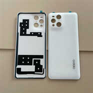 適用oppo findx3后蓋原裝Findx3pro手機電池蓋后殼玻璃FINDX3背屏 Findx3/x3pro白色 帶背膠+散熱