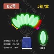 獅勒【日夜兩用】七星漂夜光漂超亮新型豆夜光高靈敏日夜兩用傳統(tǒng)釣淺 夜光款七星漂B2號(hào)5個(gè)/盒 淺水夜釣夜光七星漂