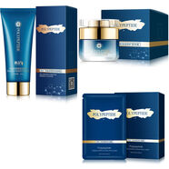 韓紀韓紀Hankey多肽六勝肽組合 補水保濕套裝滋潤肌膚提亮膚色洗面奶 洗面奶單盒+保濕霜單盒+面膜一