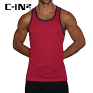 C-IN2新品男背心運(yùn)動(dòng)健身吸汗打底男1006QW 666玫紅色 M