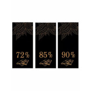 禾澹俄羅斯90%85%72%純可可黑巧克力排塊混裝包裝盒裝 苦 90%+85%+72% 90克*6盒