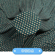 一米價(jià)人造棉布料印花棉綢面料夏季衣服寶寶服睡衣碎花連衣裙面料 印花波點(diǎn)（1米）【1.45寬】