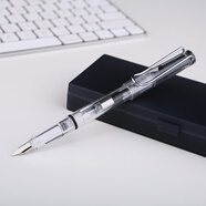 畢加索優(yōu)尚007小學(xué)生用三年級鋼筆成人練字特細墨囊辦公書(shū)法送禮鋼筆兒童男孩女孩明尖銥金鋼筆 透明色 F尖0.5mm