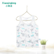 小青龍 男女兒童背心薄款純棉夏季寶寶吊帶內衣打底內衣圓領(lǐng)卡通小背心 小恐龍（男寶寶） 150 (建議140-150cm)